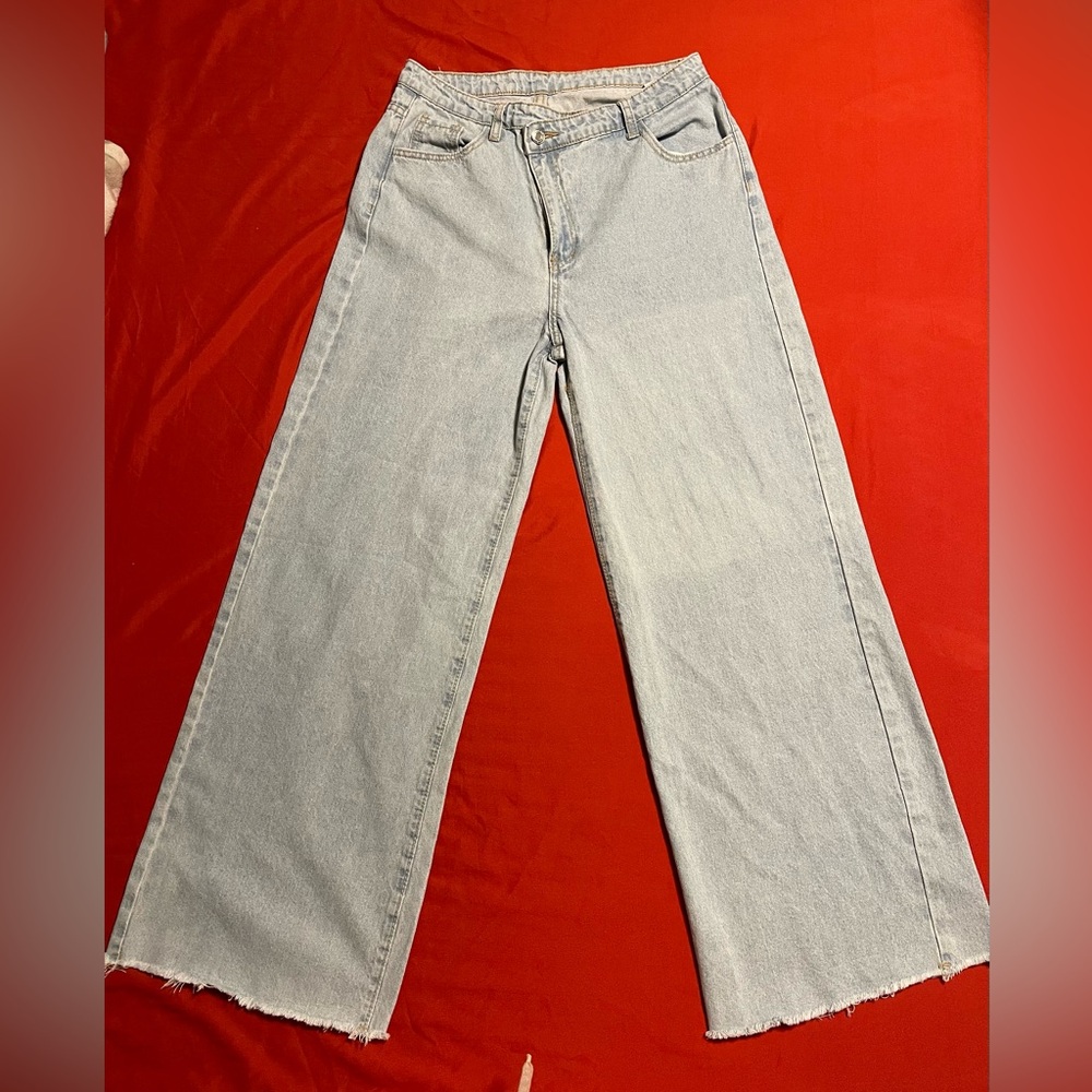 Light Blue Shein Wide-Leg Jeans size US 8/10 Large